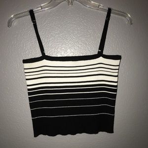 stripped crop top